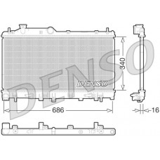 DRM36015 DENSO Радіатор охолодження двигуна