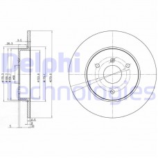BG3526 DELPHI Гальмівний диск