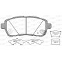 BPA1281.02 OPEN PARTS Комплект гальмівних колодок дисковий гальм