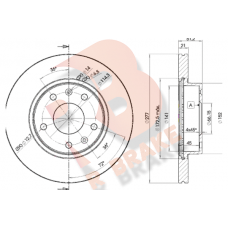 78RBD21010 R BRAKE Гальмівний диск