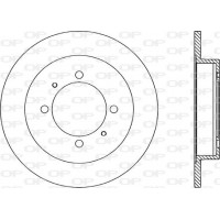 BDA1735.10 OPEN PARTS Гальмівний диск