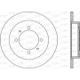 BDA1735.10 OPEN PARTS Гальмівний диск