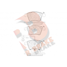 RB1779 R BRAKE КомплеК т гальмівних колодок, дискове гальмо