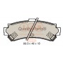 704-13089 IAP QUALITY PARTS Комплект гальмівних колодок дисковий гальм