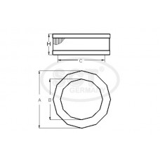 SB 919 SCT - MANNOL Повітряний фільтр