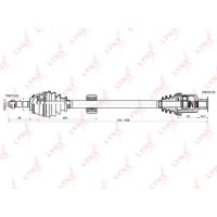 CD-6306 LYNXauto Привідний вал
