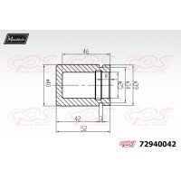 72940042 MAXTECH Поршень корпус скоби гальма