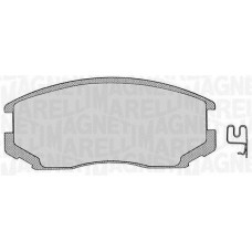 363916060333 MAGNETI MARELLI КомплеК т гальмівних колодок, дискове гальмо