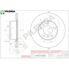 V499 PILENGA Гальмівний диск