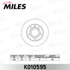 K010595 MILES Гальмівний диск