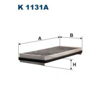 K 1131A FILTRON Фільтр повітря у внутрішньому просторі