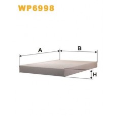 WP6998 WIX FILTERS Фільтр повітря у внутрішньому просторі
