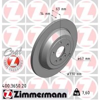 400.3650.20 ZIMMERMANN Гальмівний диск