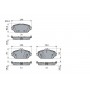 0 986 494 782 BOSCH Комплект гальмівних колодок дисковий гальм