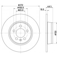 MDC2800C MINTEX Гальмівний диск