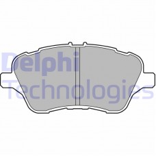 LP2474 DELPHI Комплект гальмівних колодок дисковий гальм