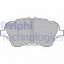 LP2474 DELPHI Комплект гальмівних колодок дисковий гальм