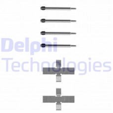 LX0003 DELPHI Комплектуючі колодки дискового гальма