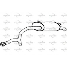 P3047 FENNO Глушник вихлопних газів кінцевий