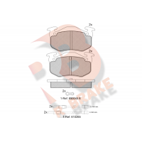 RB0417-066 R BRAKE Комплект гальмівних колодок дисковий гальм