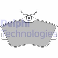 LP918 DELPHI Комплект гальмівних колодок дисковий гальм