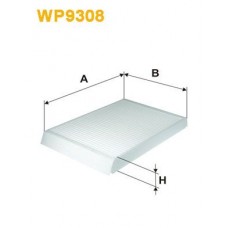 WP9308 WIX FILTERS Фільтр повітря у внутрішньому просторі