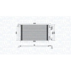 350203962000 MAGNETI MARELLI Конденсатор кондиціонера