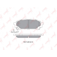 BD-7113 LYNXauto Комплект гальмівних колодок дисковий гальм