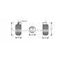 AUD036 AVA QUALITY COOLING Осушувач кондиціонера