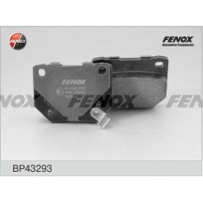 BP43293 FENOX Комплект гальмівних колодок дисковий гальм