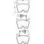 8DB 355 009-191 HELLA Комплект гальмівних колодок дисковий гальм