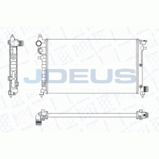 M-0210261 JDEUS Радіатор охолодження двигуна