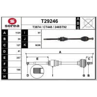 T29246 EAI Привідний вал