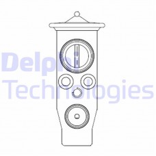 CB1013V DELPHI Розширювальний клапан кондиціонера