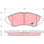 GDB3265 TRW Комплект гальмівних колодок дисковий гальм