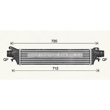 Интеркулер AVA QUALITY COOLING OL4725