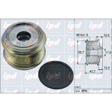 15-4098 IPD Механізм вільного ходу генератора