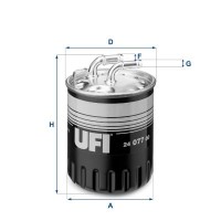 24.077.00 UFI Паливний фільтр