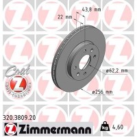320.3809.20 ZIMMERMANN Гальмівний диск