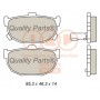 704-21043G IAP QUALITY PARTS КомплеК т гальмівних колодок, дискове гальмо