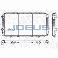 RA0070050 JDEUS Радіатор охолодження двигуна