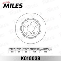 K010038 MILES Гальмівний диск