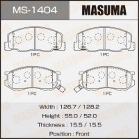 MS-1404 MASUMA Комплект гальмівних колодок