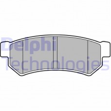 LP2502 DELPHI Комплект гальмівних колодок дисковий гальм