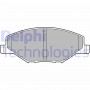 LP2444 DELPHI Комплект гальмівних колодок дисковий гальм