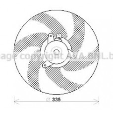 PE7533 AVA QUALITY COOLING Вентилятор охолодження двигуна