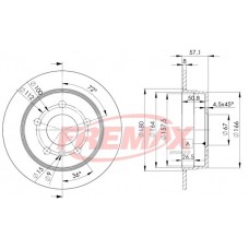 BD0119 FREMAX BRAKE DISC HIGH CARBON