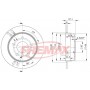 BD0119 FREMAX BRAKE DISC HIGH CARBON