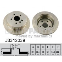 J3312039 NIPPARTS Гальмівний диск