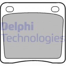 LP65 DELPHI Комплект гальмівних колодок дисковий гальм